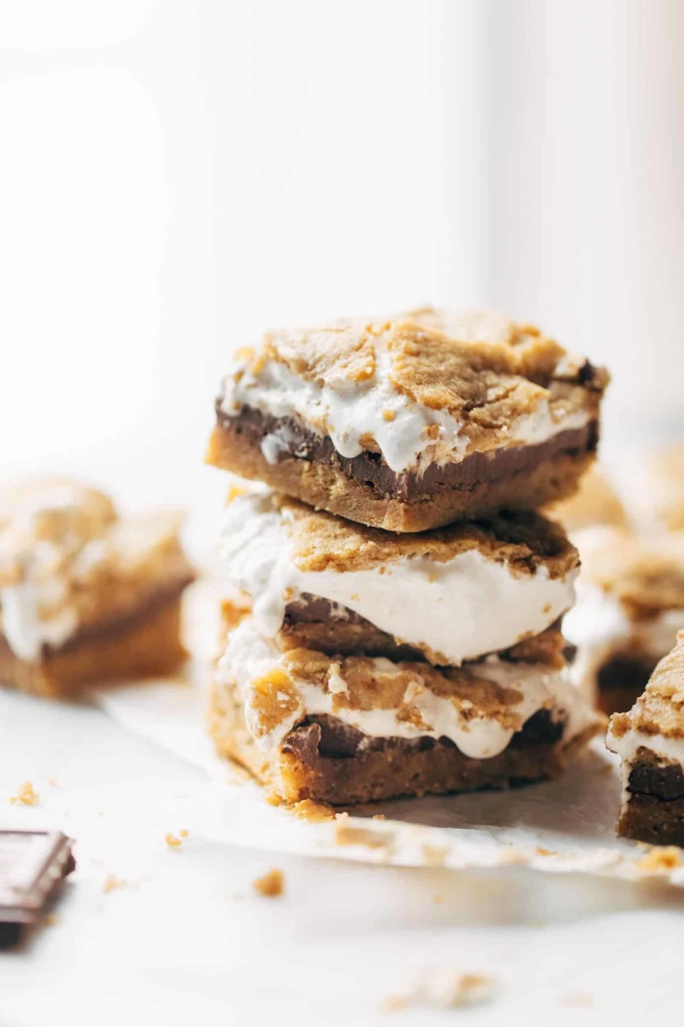 Pinch of Yum S'mores bars.